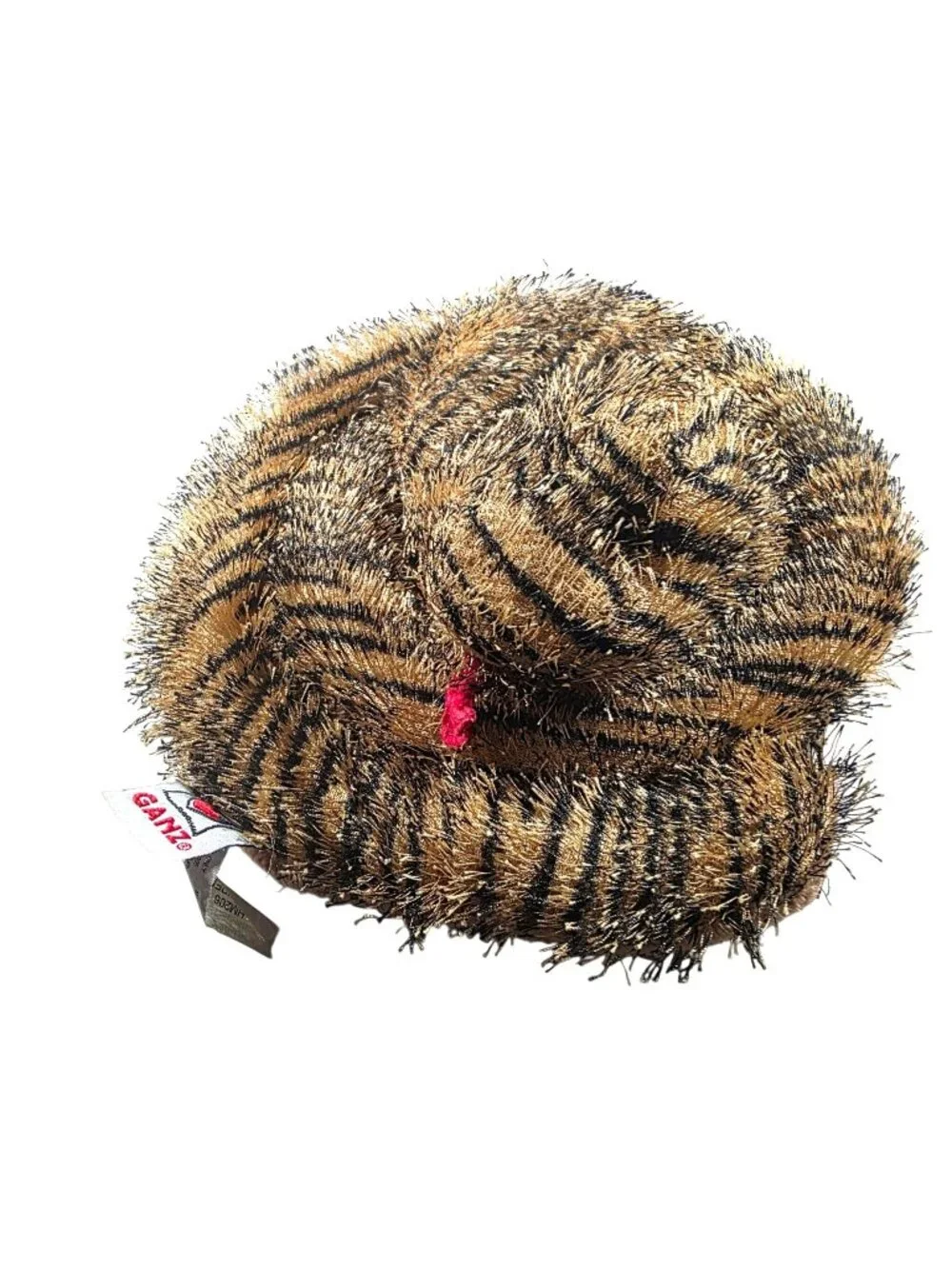 snake plush Ganz webkinz tiger striped stuffed animal no code tag